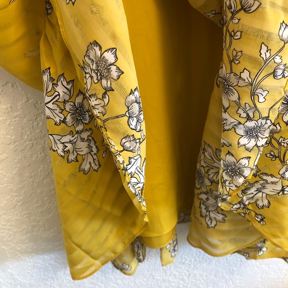 Nanette Lepore Smocked High Neck Floral Dress - Picture 7 of 10